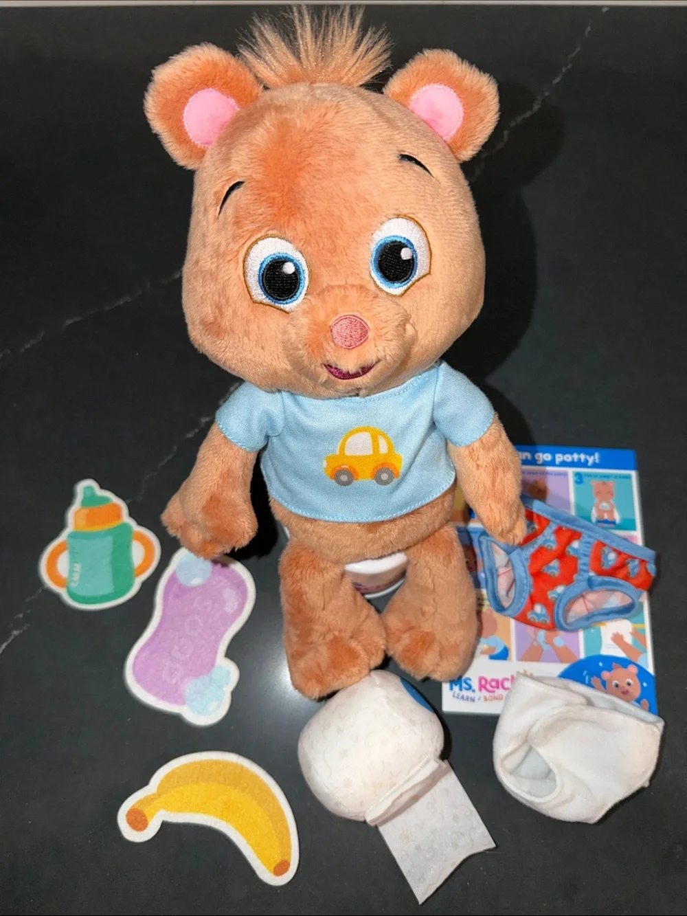 Ms. Rachel Potty Time with Bean Plush Toy Bear Set | Potty Training | Ages 18M–3